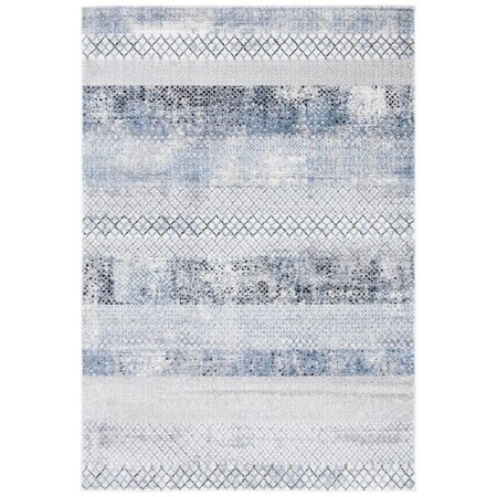 Safavieh 4 x 6 ft. Amelia 700 Contemporary Rectangle Power Loomed Rug Gray & Light Blue ALA761G-4